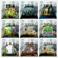 thumbnail image 2 of Plants vs. Zombies three-piece bedding set, 2 pillowcases and 1 quilt cover, Christmas gift set for children and adults, 2 of 7