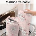 thumbnail image 5 of Pioneer Flower Floral Print Pattern Bathroom Rugs Mat, Non Slip Microfiber Bathroom Rug with Rubber Backing, Soft Mats for Bathroom Floor Tub Shower, 17"x30", 5 of 5