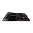 thumbnail image 2 of Ahgly Company Indoor Round Patchwork Light Blue Transitional Area Rugs, 5' Round, 2 of 4