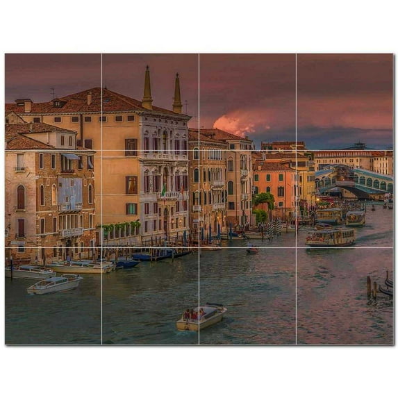 City Ceramic Tile Mural Kitchen Backsplash Bathroom Shower 400522-L43