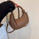 thumbnail image 3 of Modernas Bolsas Cuero PU Femenino Elegante Bolso Creciente Muna, 3 of 9