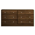 thumbnail image 4 of Home Design Altoona Dresser with 2 Nightstands, Space Saving, Brown, 4 of 14
