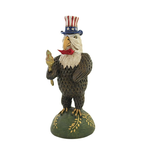 Charles Mcclenning Sweet Liberty - One Figurine 9.5 Inch, Polyresin - Eagle Patriotic Flag 24192