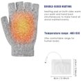 thumbnail image 5 of Awdenio Women's Cold Weather Gloves, Laptop Women Men USB Heated Mitten Full&Half Finger Winter Warm Knit Hand Gloves, 5 of 7