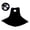 black, variant on YIYUN Hot-selling men's barber cape, shaving cape, beard trimming cape non-stick hair dyeing and perming barber uniform simple design.