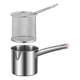 thumbnail image 3 of Fryer Pan Deep Fryer Pot Cooking Pot with Cover French Fries Cooker Portable Net, 3 of 5