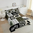 thumbnail image 3 of Camper Adventure Kids Comforter Set Twin Size,Deer Antlers Bear Paws Rustic Farmhouse Bedding Set for Boys Girls Adults Room Decor,Atzec Arrows Boho Down Comforter,Camo Duvet Insert, 3 of 6