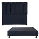 thumbnail image 1 of Base Cama Queen Size Dicasa Cabecera Kami Azul Marino, 1 of 8