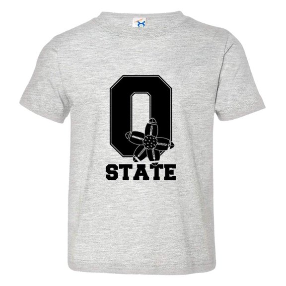 PleaseMeTees™ Toddler Ohio Otate Football With Buckeye Balls HQ Tee