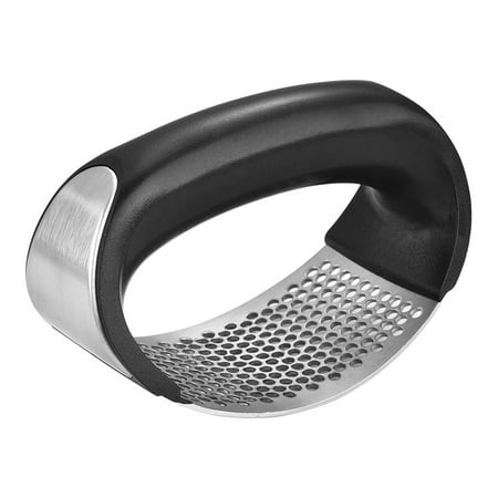 

304 Stainless Steel Garlic Press Manual Curved Grinding Chopper Multi-function Vegetable Cooking Crusher Kitchen Gadgets Utensil