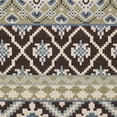 thumbnail image 5 of SAFAVIEH Veranda Dogon Southwestern Indoor/Outdoor Area Rug, 6'7" x 6'7" Round, Chocolate/Blue, 5 of 6