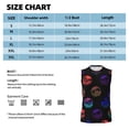thumbnail image 3 of Bingfone 80s Style Palm Trees Pattern Men's Tank Tops Workout Sleeveless Tee Shirts Running Beach Tanks for Men-Small, 3 of 4