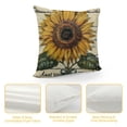 thumbnail image 4 of Rustic Farmhouse Sunflower Throw Pillow Covers Vintage Sunflower Seeds Farmhouse Decorative Throw Pillow Cases Cushion Cover (Sunflower), 4 of 5