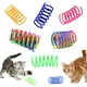 thumbnail image 1 of 12 piezas de juguetes de resortes coloridos para gatos, juguetes creativos para gatos para gatitos, juguetes interactivos de plástico pesado duraderos sin BPA oso de fresa  Hogar, 1 of 5
