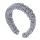 thumbnail image 1 of Diadema esponjosa y suave de Unique Bargains, banda para el cabello de color sólido para mujeres, diadema de lana de cordero gris, 1 of 7