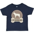 thumbnail image 3 of Inktastic Husky Dog I Love Huskies Boys or Girls Baby T-Shirt, 3 of 5