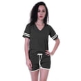 thumbnail image 1 of Moomaya Ensemble de Nuit Uni pour Femmes avec Shorts, Vêtements de Nuit en Coton, 2 Pcs Chemises de Nuit, 1 of 7