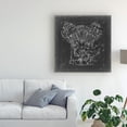 thumbnail image 3 of Trademark Fine Art 'Motorcycle Engine Blueprint I' Canvas Art by Ethan Harper, 3 of 4