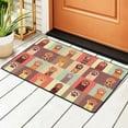 thumbnail image 3 of XMXT Non-Slip Area Rug, Lovely Claw Footprint Pattern Polyester Rugs for Living Room, 36 x 24 inches Multicolor, 3 of 9