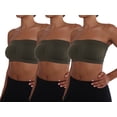 thumbnail image 1 of Women's Padded Bandeau Bra Tube Top - Value Saver Multi Pack, 1 of 1