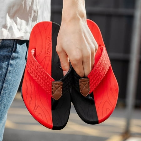 

Summer Men Flip Flops Massage Slippers Skid-proof Good Quality Double Sole Shoes Soft Comfortable Big Size Male Shoes Hot Sale