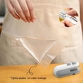 thumbnail image 3 of 2 Piezas Mini Máquina de Sellado de Bolsas Térmicas Paquete Sellador de Bolsas Sellador de Alimentos de Plástico Bolsa con Clip Sellador de Mano Envasado de Alimentos, 3 of 5