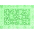 thumbnail image 1 of Ahgly Company Indoor Rectangle Abstract Emerald Green Modern Area Rugs, 7' x 9', 1 of 4