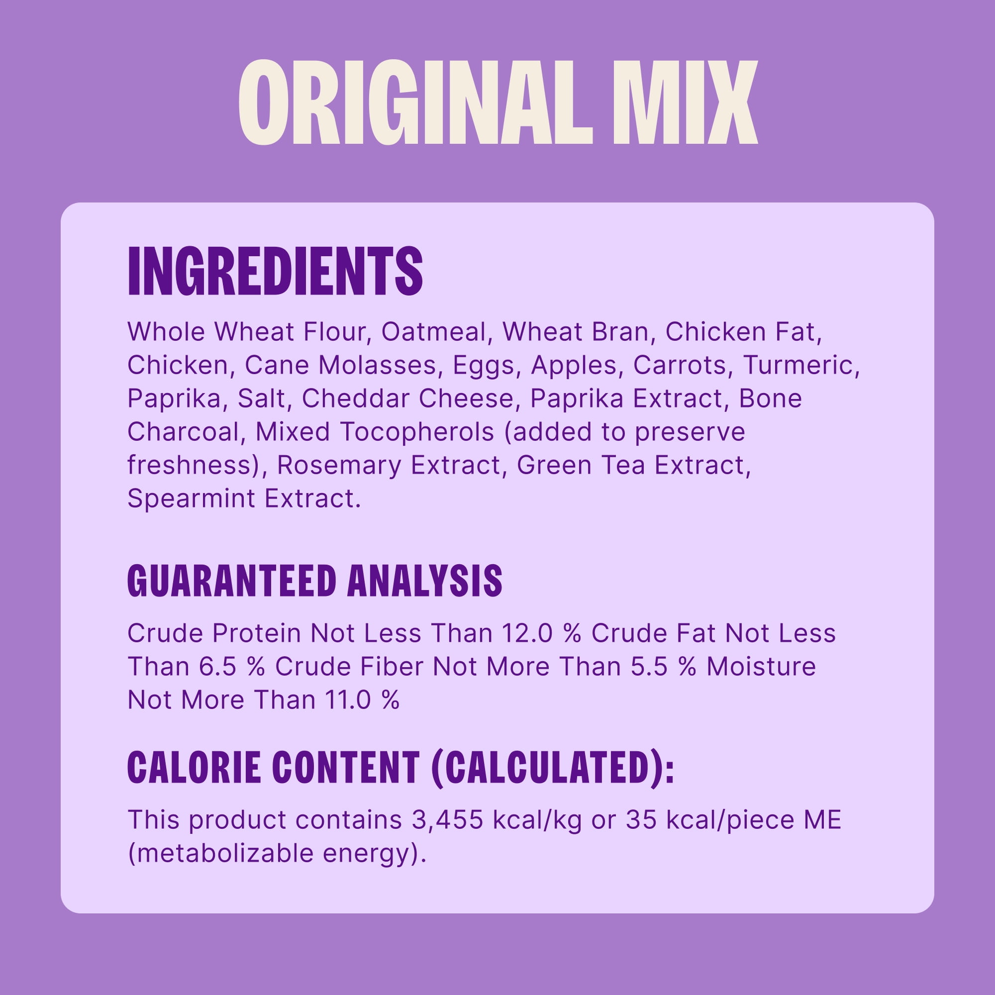 Wellness Old Mother Hubbard Classic Original Mix Dog Biscuits, Natural Training Treats, 4 Flavors, Small Size, 20 lb Box
