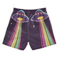 thumbnail image 7 of FORMRS Boys Swim Trunks Quick Dry Mesh Liner Boardshorts Sizes XS-XL, Colorful UFO, 7 of 7