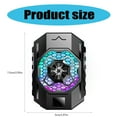 thumbnail image 3 of Phone Cooling Fan with Light Back Clip Radiator Semiconductor Cooling Heatsink Low Noise 2 Speed Adjustable, 3 of 9