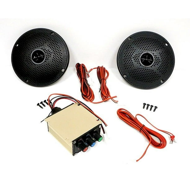 Golf Cart MP3/Bluetooth Player Speaker Kit