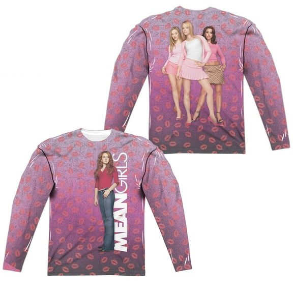 Mean Girls - Mean Girls (Front/Back Print) - Regular Fit Long Sleeve Shirt - X-Large