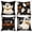 Halloween -1, variant on DaShan Halloween Throw Pillow Covers 18x18 Set of 4,Cute Spooky Ghost Pillow Cases for Bedroom Sofa Couch