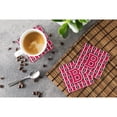 thumbnail image 3 of Letter B Football Crimson and White Foam Coaster Set of 4, 3 of 3