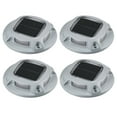 thumbnail image 1 of 4PCS Solar Powered 8LEDs Ground Driveway Light Lámpara de cubierta IP68 Impermeable 600mAh incorpor Meterk Trajes de lámpara al aire libre, 1 of 7