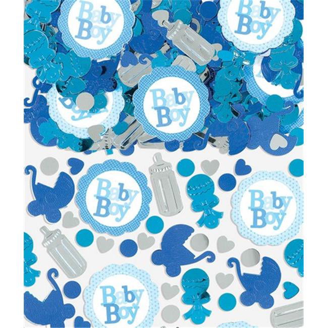 Amscan Welcome Baby Boy 3 Pack Value Confetti 34g 
