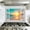 Color 3, variant on Kitchen Backsplash Peel and Stick Wall Murals Fake Window Faux Decal Open Window Nature Riverside Removable Mural 35.4"W x 23.6"H, Oil Proof Vinyl Wallpaper for Fireplace & Behind Stove