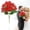 Red, variant on Clearance Under $3 Artificial Flower Bouquet Faux Flower Bundle Abs For Living Room Vase Filler Wedding Arch Arrangement Purple (1Pc)