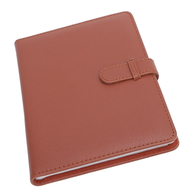 Álbum De Fotos De Piel Sintética Con 80 Bolsillos Para Imágenes De 5 Pulgadas Para Cámaras Anchas 400, 300, 210, Para Guardar Recibos IMPORTANTES, Tarjetas De Visita Y Más