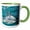 Green/White, variant on 3drose, Mexico, Midriff, Bahia De Los Angeles, Whale Shark - Sa13 Tdr0020 - Trish Drury, 11oz Mug