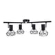 thumbnail image 5 of Lamp Base, 85-265V  Heat Dissipation E14 Ceiling Spotlight Fixture Black Easy To Install Lamp Holder  For Cafes For Museums For Exhibition Halls ANGGREK Spotlight Holder, 5 of 8