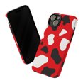 thumbnail image 2 of Red Cow Print Tough iPhone 15 Case-iPhone-Animal Print iPhone Case-iPhone, 2 of 3