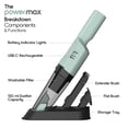 thumbnail image 2 of IonVac PowerMax Hand Vacuum, 5V Cordless Handheld Vacuum Cleaner with Multiple Attachments, Model #30835, 2 of 10
