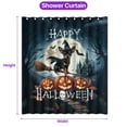 thumbnail image 5 of Happy Halloween Miniature Pinscher Witch Pumpkins Bats Shower Curtain Mini Pin Dog Lover Waterproof Bathroom Bathtub Curtain - 13012, 5 of 5