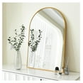 thumbnail image 4 of 20x30 Inch Arched Bathroom Mirror, Metal Framed Wall Mirror for Bathroom, Arch Mirror for Modern Farmhouse Decor, Easy Install Vanity Mirror, 4 of 9