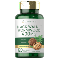 Black Walnut Wormwood | 120 Capsules | Herbal Complex for Men and Women | by Carlyle