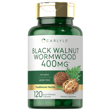 Black Walnut Wormwood | 120 Capsules | Herbal Complex for Men and Women | by Carlyle