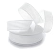 thumbnail image 2 of Ribbon Traditions 1.5" Wired Burlap Ribbon 029 White 10 Yards, 2 of 5