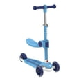 thumbnail image 5 of GOTRAX BoblooPro 3-Wheel Light-Up Kick Scooter For Kids Ages 3-8, with Folding Adjustable/Rmovable Seat, Blue, 5 of 7