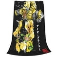 thumbnail image 4 of Jojos Bizarre Adventure Flannel Blanket Funny Ultra-Soft Micro Warm Throw Blanket Fleece Blanket Interesting Gift 80"X60", 4 of 9